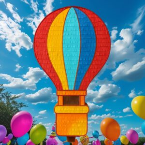 🎈 Mehrfarbige Heißluftballon-Piñata 🚀